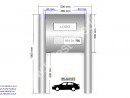 Tablica Parking MedaAlu 1,6 x 0,8 m