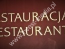litery restauracja złote