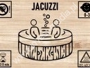Sauna instruction plate