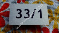 tabliczki z numerem na drzwi biurowe