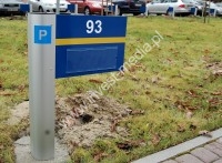 tabliczki na parking z wymienną treścią